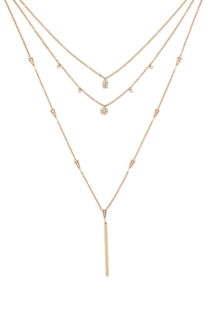 Women's Bony Levy Diamond Layered Necklace (trunk Show Exclusive)