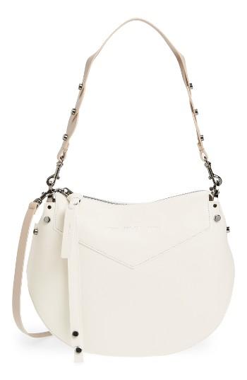 Jimmy Choo Artie Nappa Leather Hobo Bag - White
