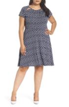 Women's Michael Michael Kors Batik Floral Fit & Flare Dress