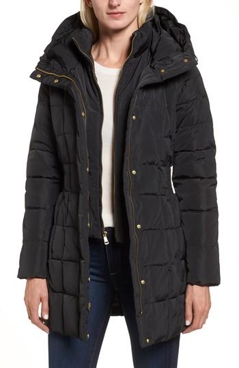 Women's Cole Haan Hooded Down & Feather Jacket