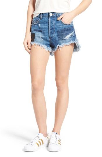 Women's One Teaspoon Le Wolves Denim Shorts