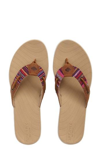 Women's Sperry 'seabrook Surf' Slip On Sandal .5 M - Beige