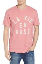 Men's French Connection La Vie En Rose T-shirt - Pink