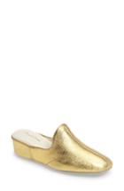 Women's Daniel Green Glamour Scuff Slipper M - Metallic