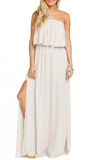 Women's Show Me Your Mumu Hacienda Convertible Gown, Size - Beige