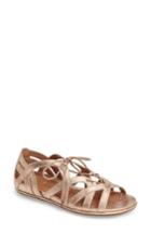Women's Gentle Souls 'orly' Lace-up Sandal .5 M - Pink