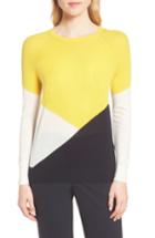 Women's Boss Farrow Colorblock Wool Sweater - Yellow