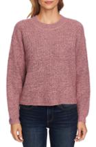 Women's Cece Ribbed Pullover, Size - Pink