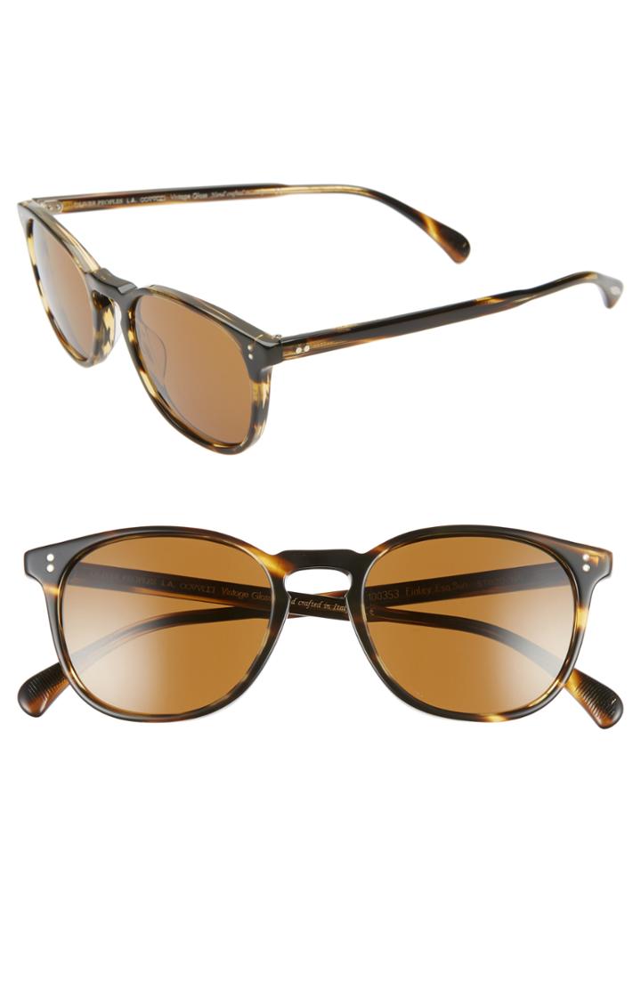 Women's Oliver Peoples Finley Esq. 51mm Sunglasses - Cocobolo/ Brown