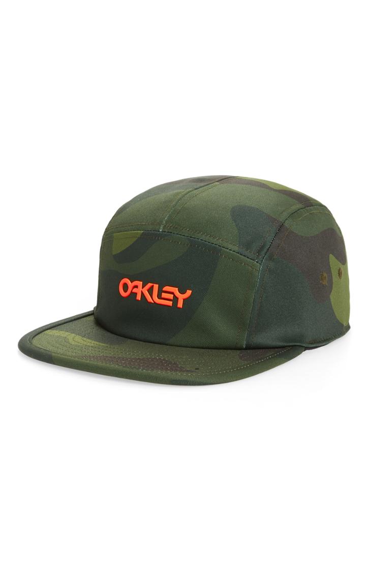 Men's Oakley Five-panel Camo Cap - Green