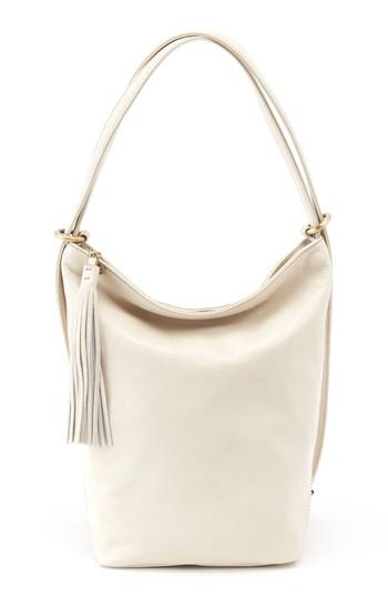Hobo Blaze Convertible Leather Shoulder Bag - White