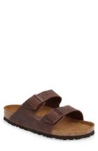 Men's Birkenstock Arizona Soft Slide Sandal -10.5us / 43eu D - Brown