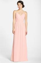 Women's Jim Hjelm Occasions Draped V-neck A-line Chiffon Gown