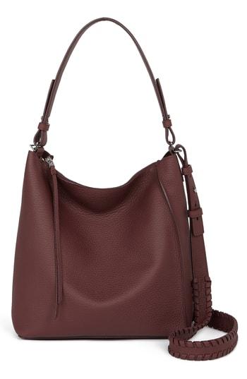 Allsaints 'kita' Leather Shoulder/crossbody Bag - Brown