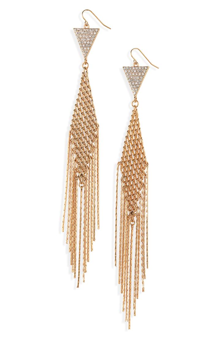Women's Bp. Mesh Tassel Earrings