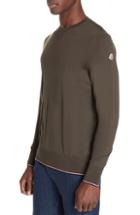 Men's Moncler Maglia Virgin Wool Sweater, Size - Green