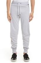 Men's Versus By Versace Side Zip Sweatpants - Grey