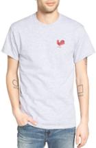 Men's The Rail Embroidered T-shirt, Size - Grey