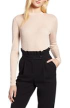 Women's Halogen X Atlantic-pacific Ribbed Shimmer Top - Pink