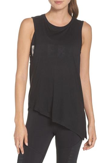Women's Reebok Training Supply Muscle Tank, Size - Black