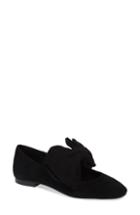 Women's Jeffrey Campbell Catherine Bow Mary Jane Flat .5 M - Black