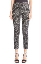 Women's Karen Kane Piper Lace Print Skinny Pants - Black