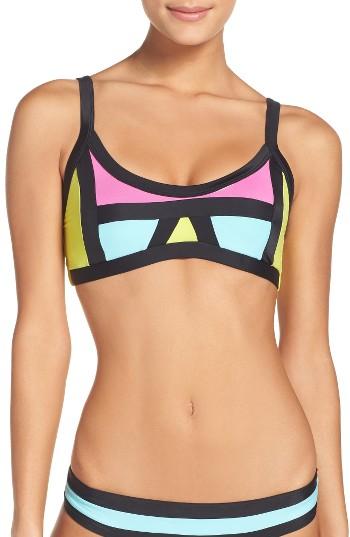 Women's Pilyq Colorblock Bikini Top - Yellow