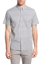 Men's Theory Slim Fit Irving Bayliss Woven Shirt, Size - Ivory