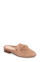 Women's Taryn Rose Dimensional Flower Mule M - Beige