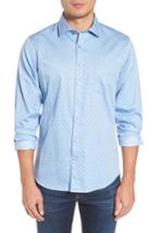 Men's Rodd & Gunn Penzance Fit Sport Shirt, Size Large - Blue
