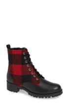 Women's Bp. Remi Zip Combat Bootie M - Red