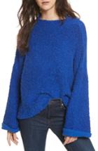 Women's Free People Cuddle Up Pullover - Blue