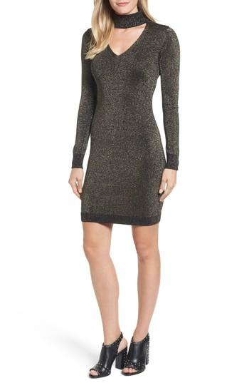 Women's Michael Michael Kors Choker Sweater Dress - Grey