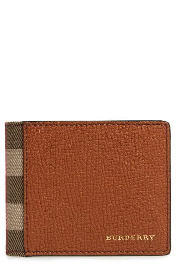 Men's Burberry Leather Wallet - Brown