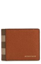 Men's Burberry Leather Wallet - Brown