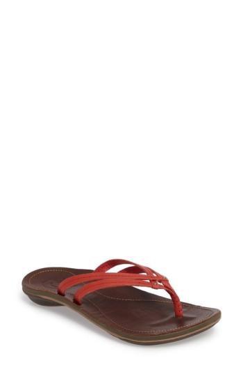 Women's Olukai 'u'i' Thong Sandal M - Blue