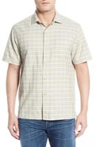 Men's Tommy Bahama 'pixel In Paradise' Original Fit Short Sleeve Sport Shirt - White