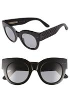 Women's Bottega Veneta 48mm Sunglasses - Black/ Black/ Grey