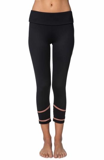 Women's O'neill Coastal Block Crop Leggings - Black