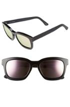 Women's Sunday Somewhere 'csa' 52mm Retro Sunglasses - Polished Black/ Rose Gold