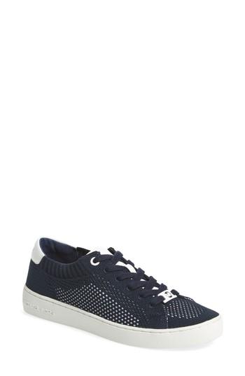 Women's Michael Michael Kors Skyler Knit Sneaker .5 M - Blue