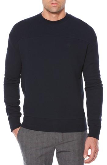 Men's Original Penguin Crewneck Sweater, Size - Blue