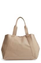 Sole Society Decklan Faux Leather Tote - Beige