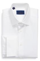 Men's David Donahue Regular Fit Solid French Cuff Tuxedo Shirt .5 - 34/35 - White