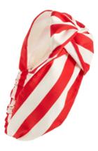Cara Oversize Stripe Head Wrap, Size - Red