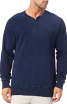 Men's Michael Stars Raglan Sleeve French Terry Henley
