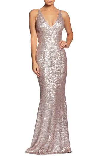 Women's Dress The Population Harper Mermaid Gown - Pink