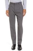 Men's Zachary Prell Rushmore Pinstripe Stretch Wool Blend Trousers - Grey
