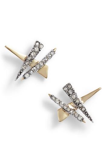 Women's Alexis Bittar Crisscross Shard Earrings