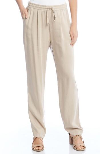 Women's Karen Kane Drawstring Pants - Beige
